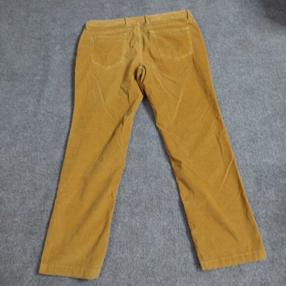 Paul Stuart Pants 38 x 28 Yellow Corduroy Solid Cotton Elastane - Picture 11 of 11
